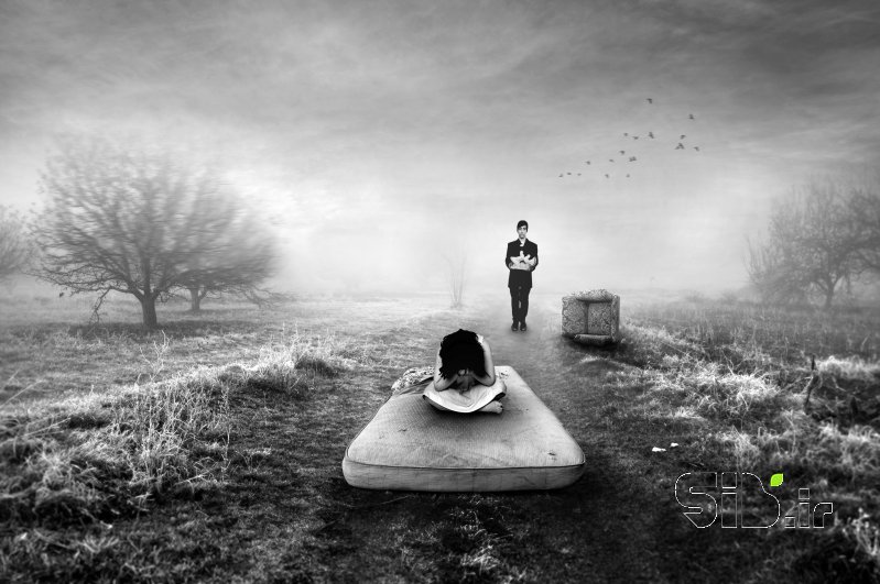 قاب عکس مدرن آنهایی که گم شده اند فرای واقعیت / فوتو مونتاژ اثر صمد قربان زاده