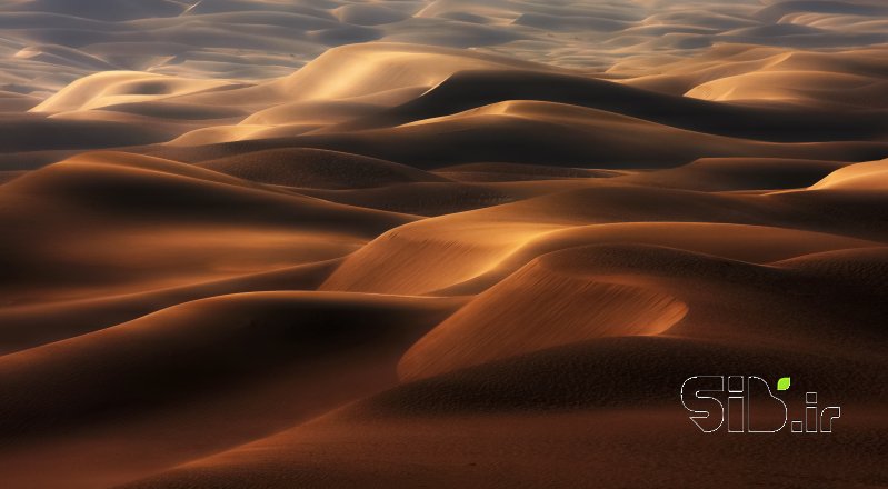 قاب عکس مدرن golden waves منظره   طبیعت / روستایی اثر ابراهیم باختری بناب