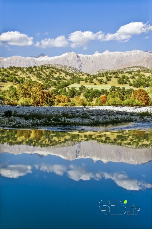 قاب عکس مدرن انعكاس منظره   طبیعت / روستایی اثر داود ایزدپناه