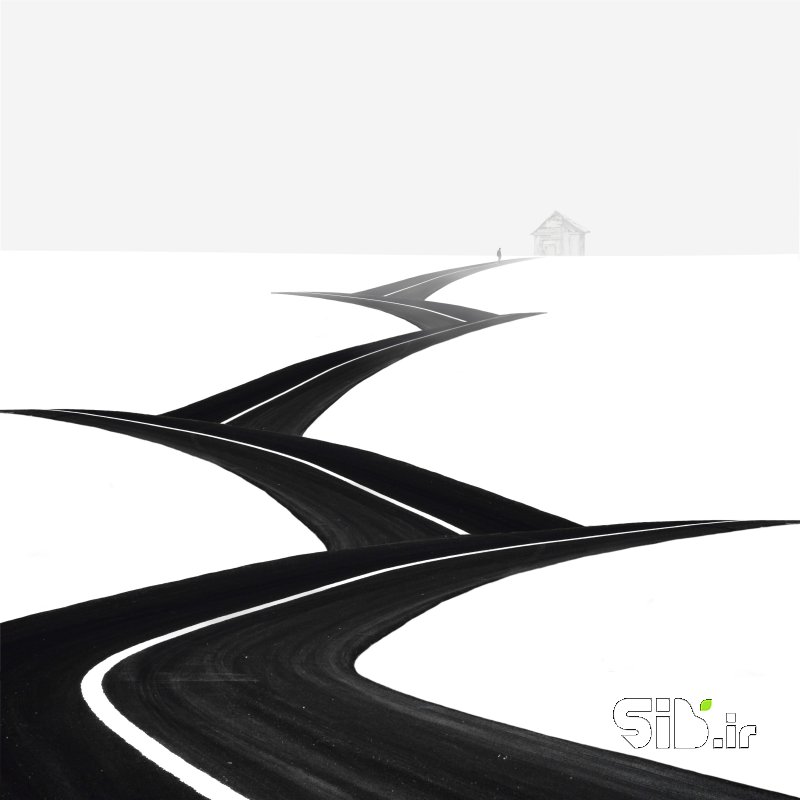 قاب عکس مدرن Steps فرای واقعیت / فوتو مونتاژ اثر حسین زارع