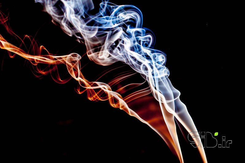 قاب عکس مدرن Smoke Art آبستره اثر شهرام جهانسوز