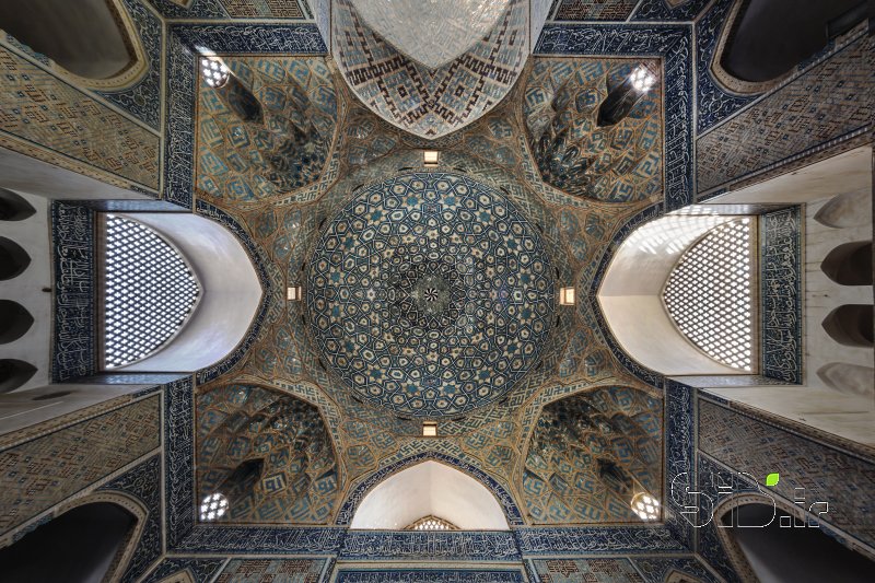 قاب عکس مدرن مسجد جامع یزد معماری سنتی / آثار باستانی اثر سید علی  میرعمادی