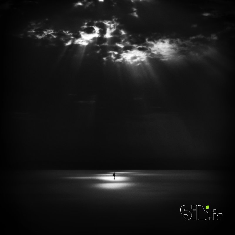 قاب عکس مدرن Dark And Light آبستره اثر حسین زارع