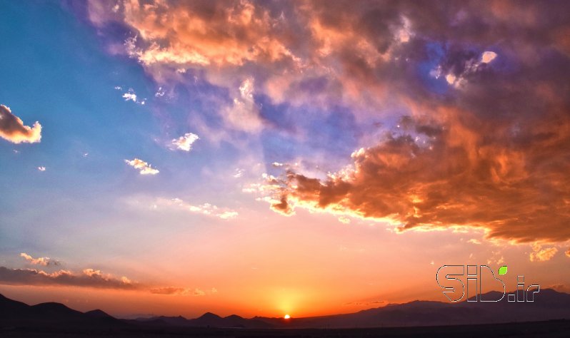 قاب عکس مدرن  منظره   طبیعت / روستایی اثر رضا خدابنده لو