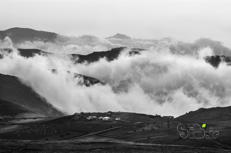 قاب عکس مدرن بدون عنوان منظره   طبیعت / روستایی اثر یوسف‌ صیادی