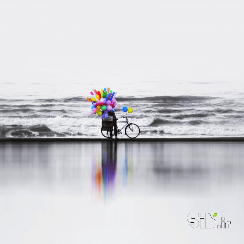 قاب عکس مدرن Colorful Loneliness فرای واقعیت / فوتو مونتاژ اثر محمد یوسفی منش