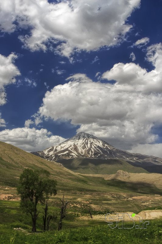 قاب عکس مدرن دماوند زیبا  منظره   طبیعت / روستایی اثر علی  اصغری معلم کلایی