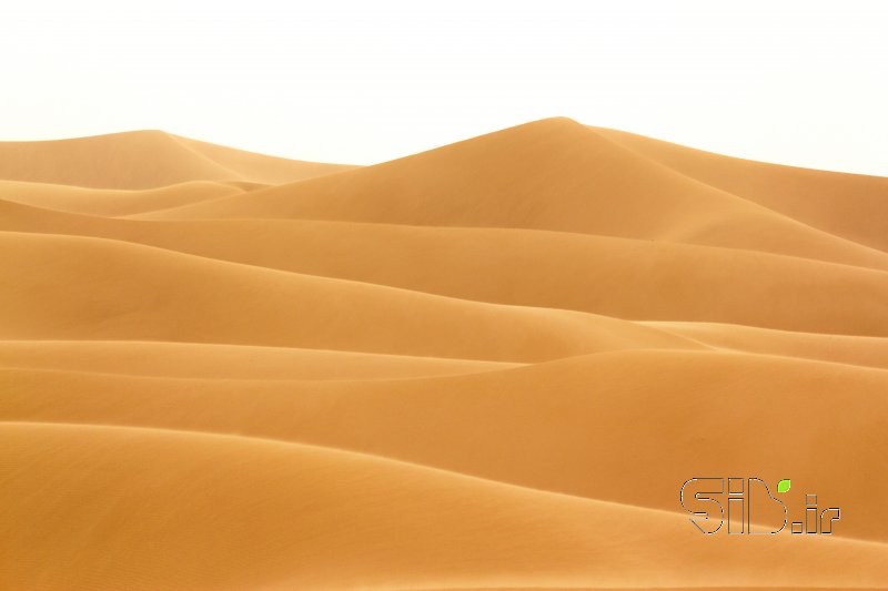 قاب عکس مدرن کویر بافق آبستره اثر محمدرضا آخوندی خرانق
