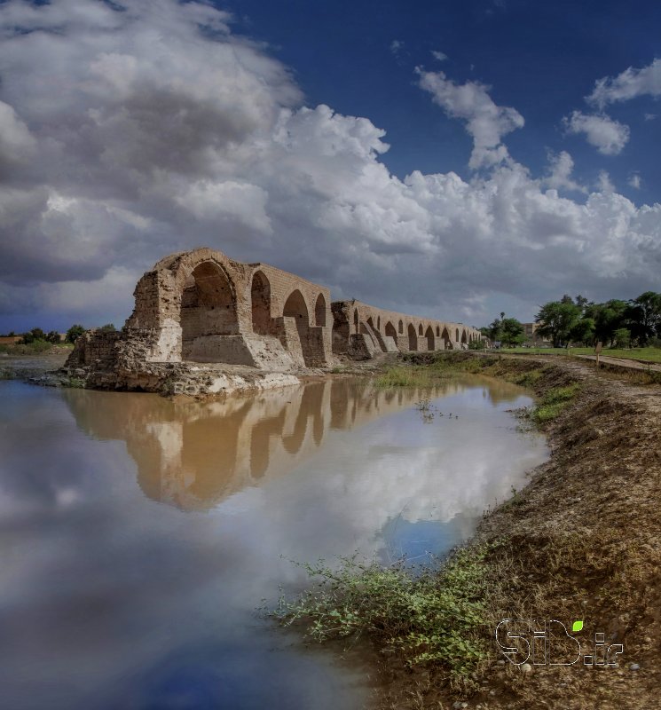 قاب عکس مدرن پل شادر وان منظره   طبیعت / روستایی اثر علی حنایی