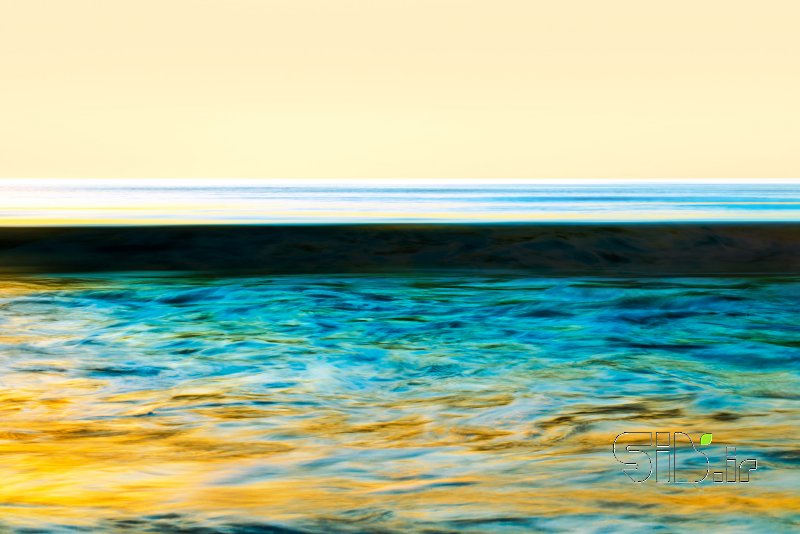 قاب عکس مدرن Wet impressionism018 آبستره اثر محمد رضا معصومی
