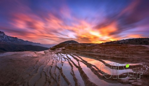Sunset Scene of Badab-surt