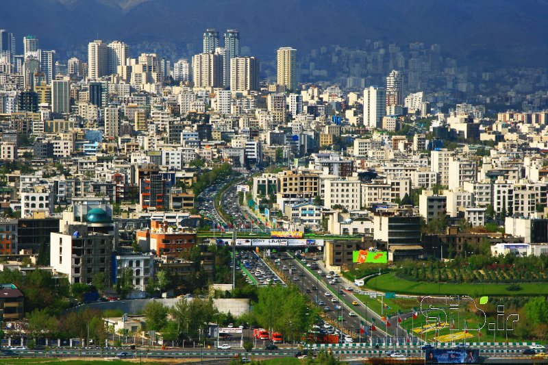 قاب عکس مدرن تهران چشم انداز  شهری اثر سعید  حسن عباسی