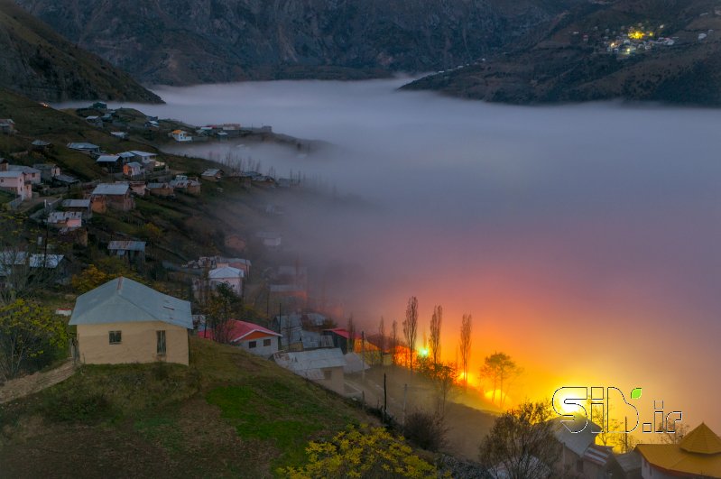 قاب عکس مدرن شب کوهستان منظره   طبیعت / روستایی اثر میرصفی اندیکلایی