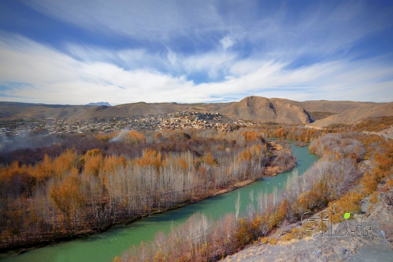 قاب عکس مدرن زاینده رود طلایی منظره   طبیعت / روستایی اثر علی اصغر علیمرادی