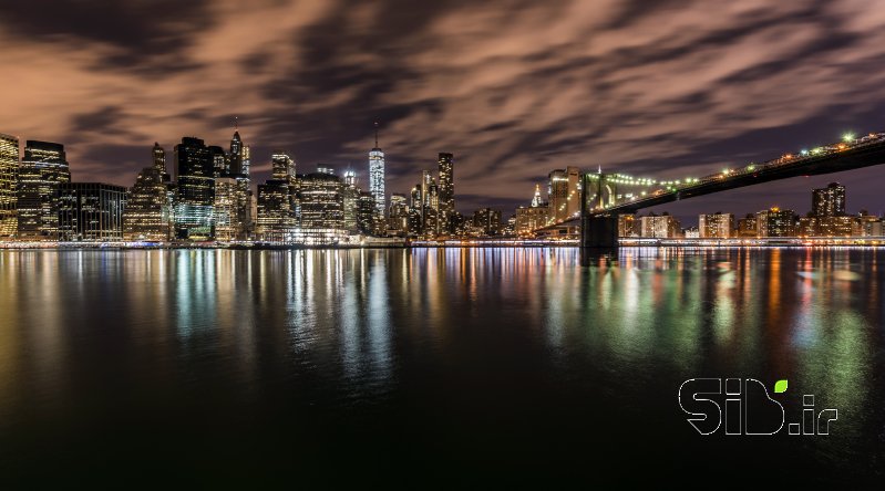 قاب عکس مدرن Brooklyn Bridge چشم انداز  شهری اثر فرید ثانی