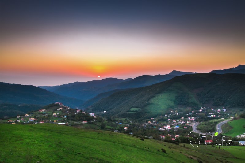 قاب عکس مدرن طلوع حیران منظره   طبیعت / روستایی اثر علیرضا رستگار