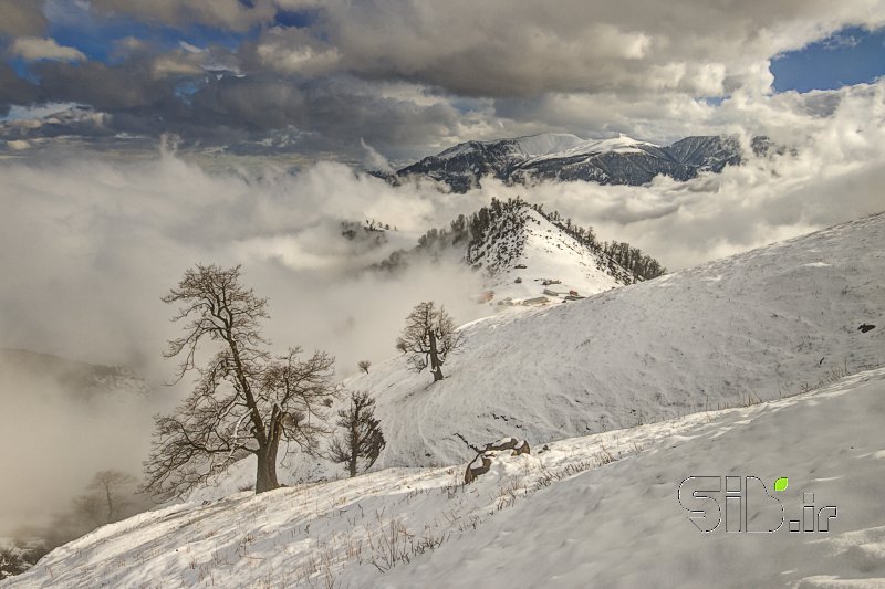 قاب عکس مدرن چهار فصل ( زمستان  ) منظره   طبیعت / روستایی اثر امیر حسین حیدریان  نائینی