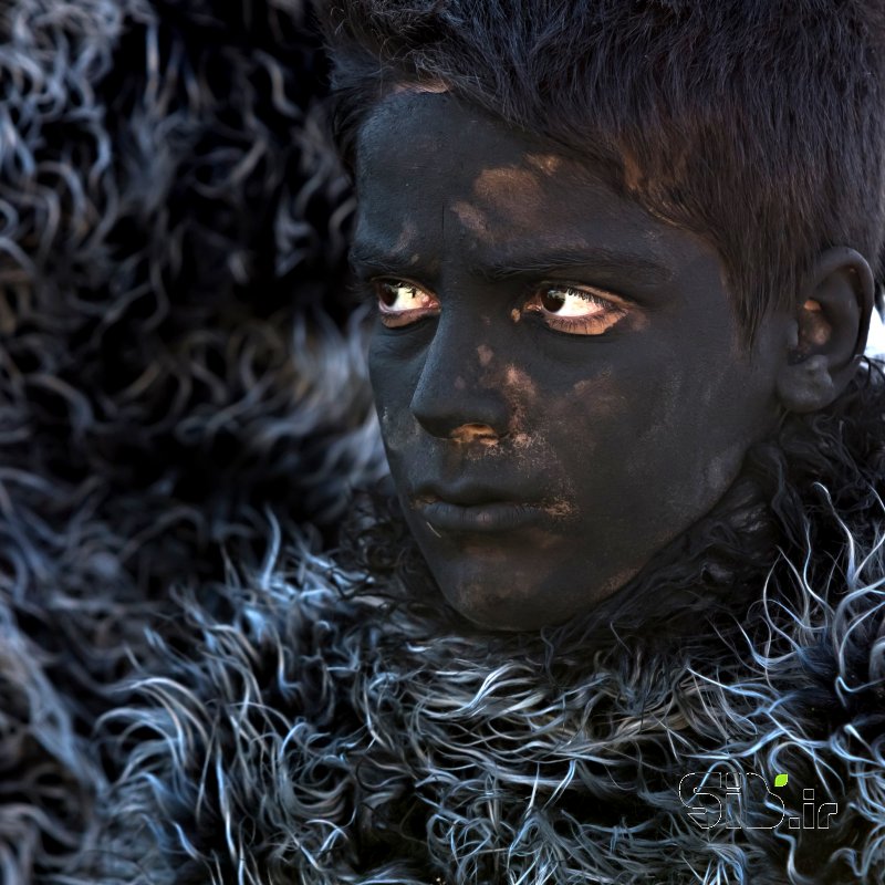 قاب عکس مدرن روز سیاه پرتره اثر محمد رضا مومنی