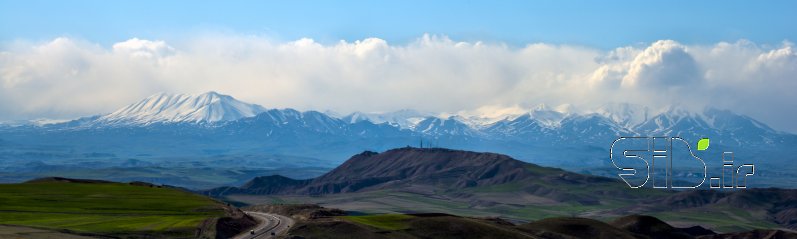 قاب عکس مدرن رشته کوه سهند منظره   طبیعت / روستایی اثر یاشار آذری