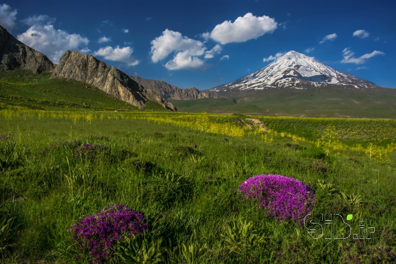 قاب عکس مدرن شکوه دماوند منظره   طبیعت / روستایی اثر رضا جعفری