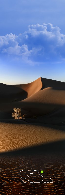 قاب عکس مدرن کویر ابری آبستره اثر محمد رضا معصومی